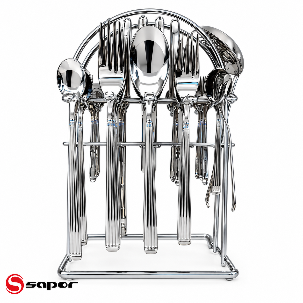 سرویس قاشق و چنگال ۳۹ پارچه ساپر Sapor مدل Sa-1200