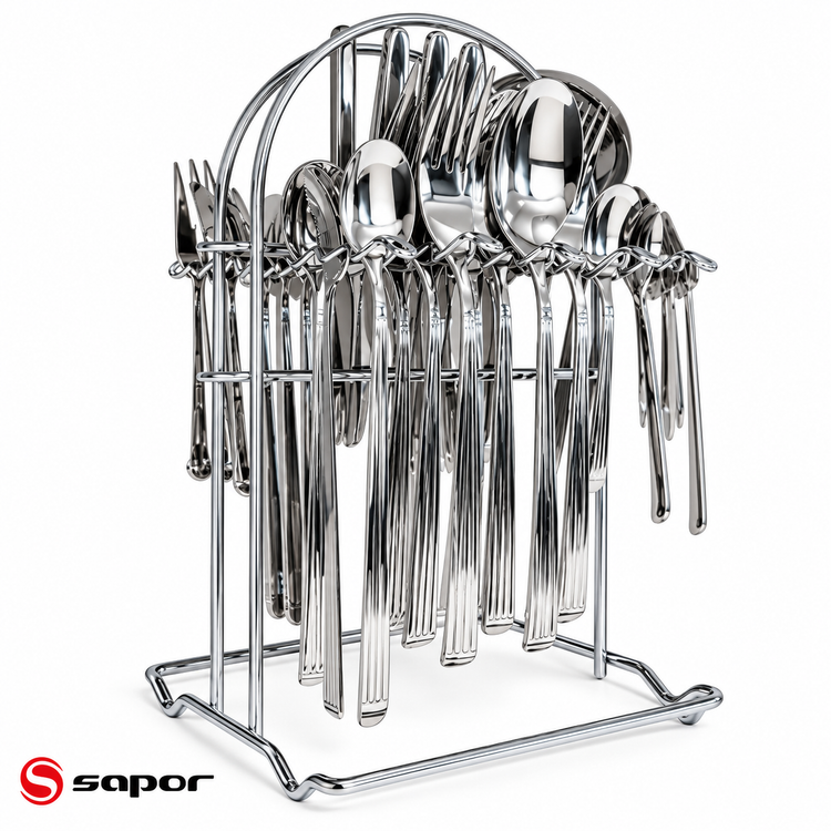 سرویس قاشق و چنگال ۳۹ پارچه ساپر Sapor مدل Sa-1200