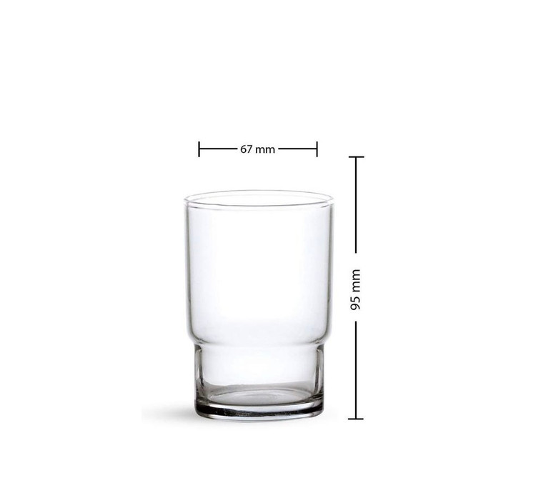 لیوان اوشن تایلند Ocean مدل Stack 245ml بسته ۶ عددی