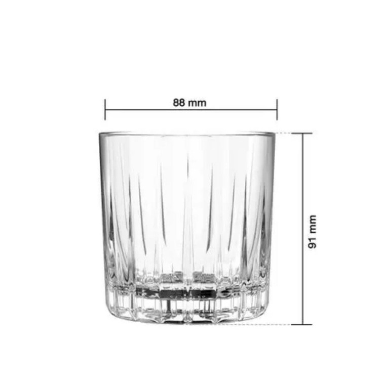 لیوان اوشن تایلند OCEAN TRAZE PRE Double Rock 350ml بسته ۶ عددی