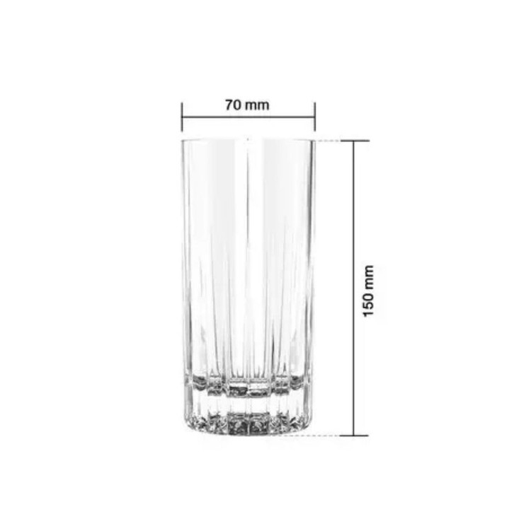 لیوان اوشن تایلند OCEAN TRAZE PRE Hi Ball 350ml بسته ۶ عددی